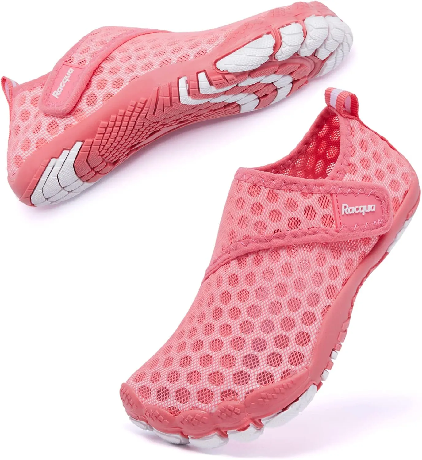 Racqua Boy's Girl's Kids Toddler Water Shoes Quick Dry Barefoot Lightweight Pool Swim Beach Sport Aqua Shoes(Toddler/Little Kid/Big Kid)