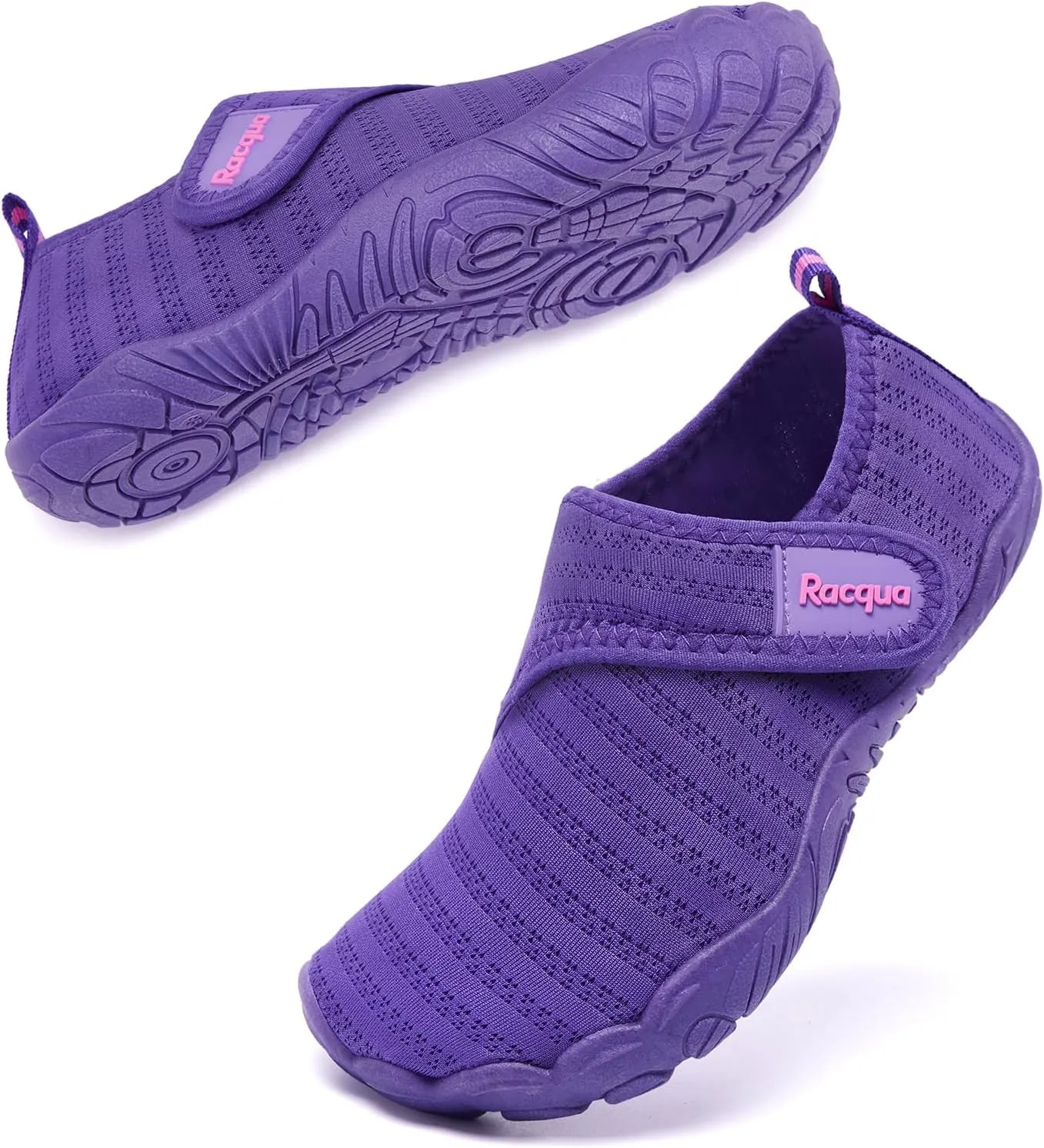 Racqua Kids Water Shoes Girls Boys Quick Dry Shoes Non-Slip Lightweigh Swim Outdoor Shoes(Little Kid/Big Kid)
