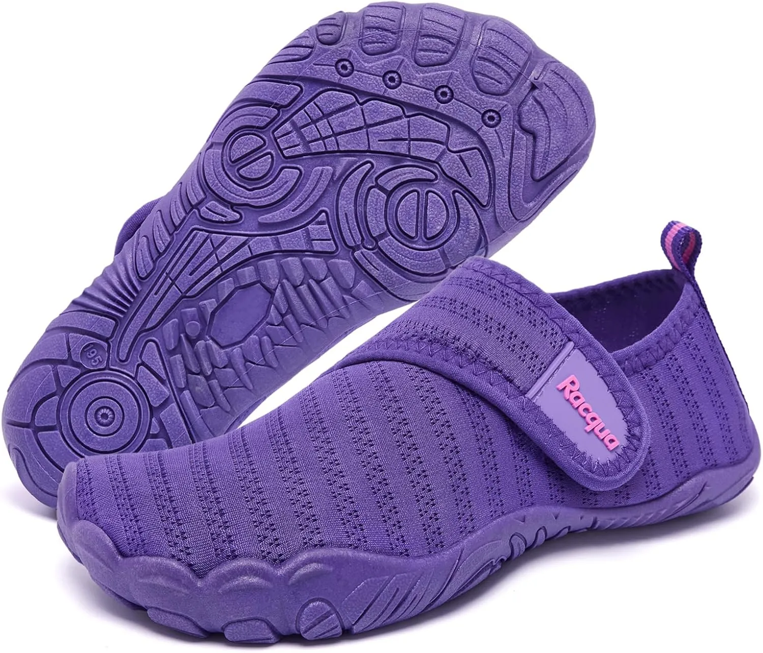 Racqua Kids Water Shoes Girls Boys Quick Dry Shoes Non-Slip Lightweigh Swim Outdoor Shoes(Little Kid/Big Kid)