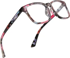 Reading Glasses for Women Men - Anti Glare Blue Light Blocking Glasses,Sturdy Eyeglasses