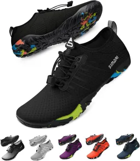 SIMARI Water Shoes for Women Men - Barefoot Quick-Dry Aqua Socks | Lightweight Swim Shoes for Surfing, Swimming, Beach Sports, Kayaking, Diving | Non-Slip Design