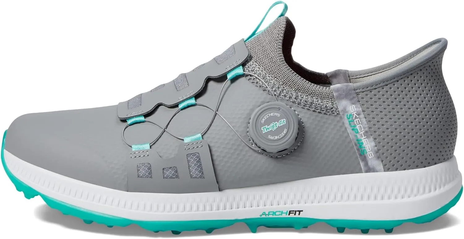 Skechers Women's Go Golf Elite 5 Arch Fit Waterproof Slip in Golf Shoe