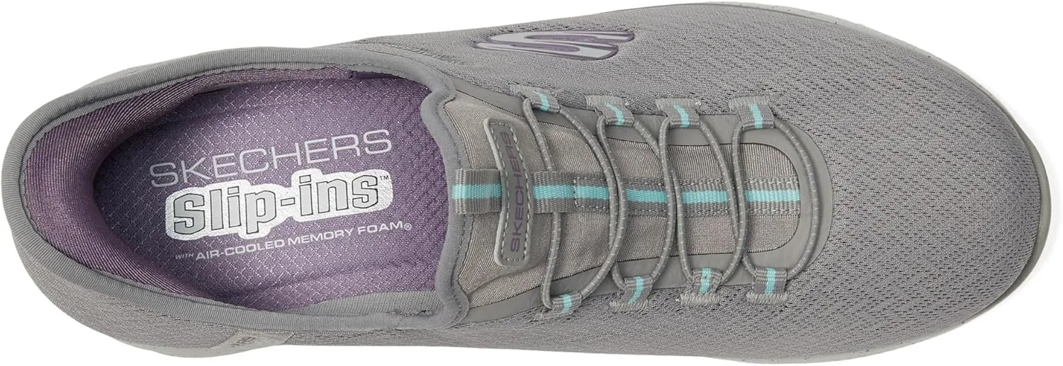 Skechers Women's Waterproof Hands Free Slip-ins Summits-Best Choice Sneaker