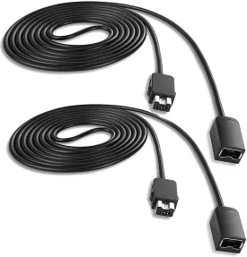 TENINYU 2-Pack SNES Classic Controller Extension Cable 10Ft, Extension Power Cord for 2017 & 2016 Mini Versions of Super Nintendo and NES [Classic Edition] & [Nintendo Classic Mini] & Wii U