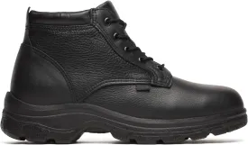 Thorogood Soft Streets Chukka Boots for Men - Premium Black Leather with Comfort Insole and Slip-Resistant Outsole; Berry Compliant and Postal Certified