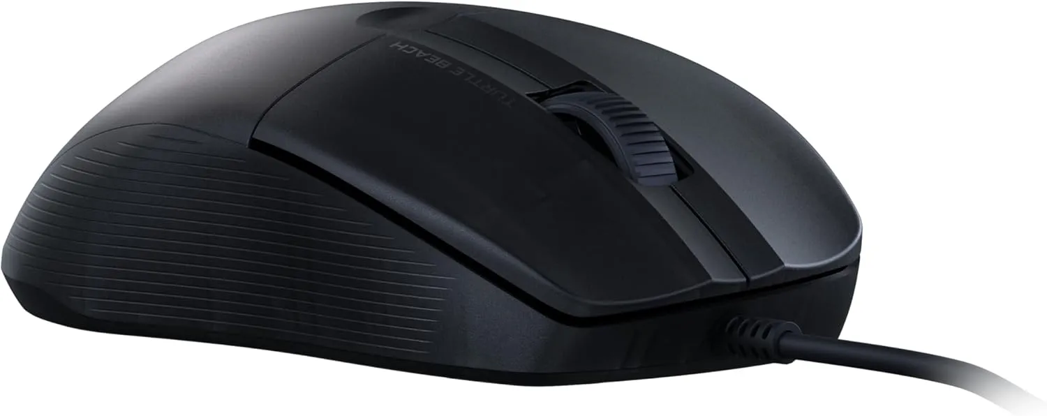 Turtle Beach Pure SEL - Ultra-Light Ergonomic RGB Gaming Mouse, 8K DPI Optical Sensor, Mechanical Switches, Pretension System, Pure PTFE Glides, RGB Illumination  Black