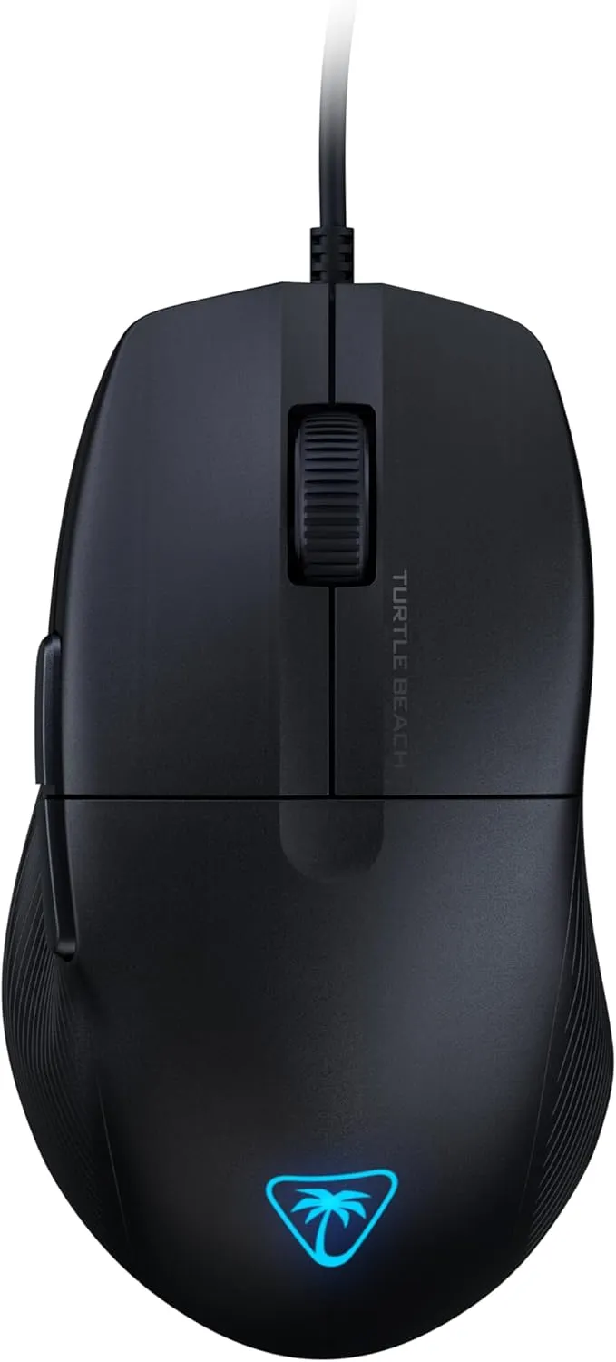 Turtle Beach Pure SEL - Ultra-Light Ergonomic RGB Gaming Mouse, 8K DPI Optical Sensor, Mechanical Switches, Pretension System, Pure PTFE Glides, RGB Illumination  Black