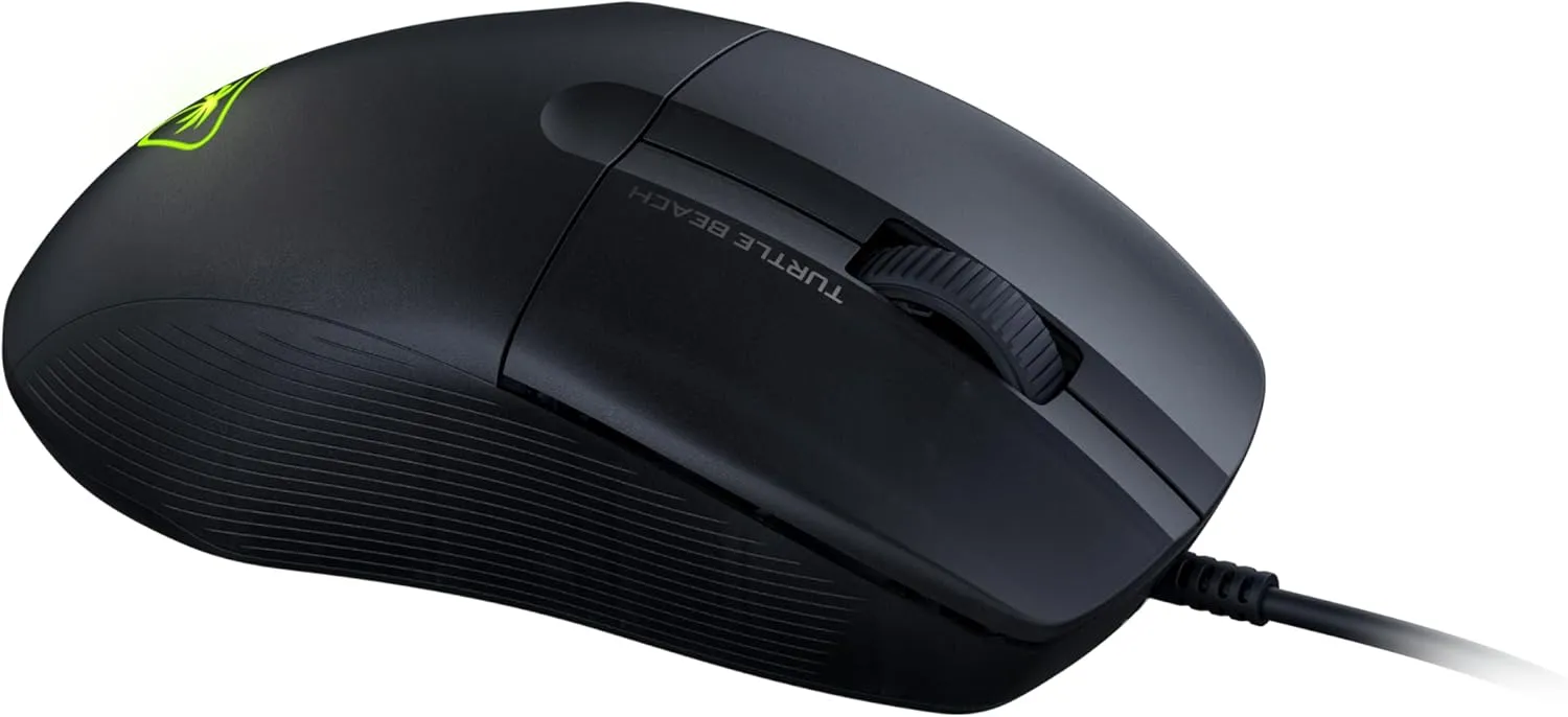 Turtle Beach Pure SEL - Ultra-Light Ergonomic RGB Gaming Mouse, 8K DPI Optical Sensor, Mechanical Switches, Pretension System, Pure PTFE Glides, RGB Illumination  Black