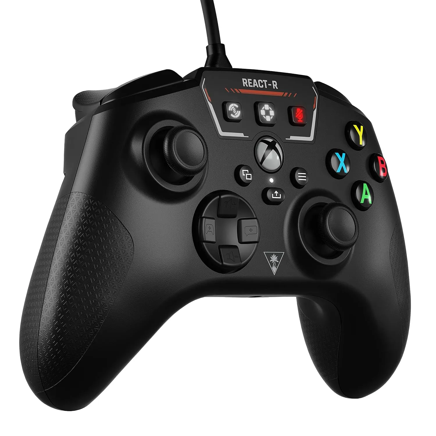 Turtle Beach REACT-R Controller Wired Game Controller  Xbox Series X, Xbox Series S, Xbox One & Windows  Audio Controls, Mappable Buttons, Textured Grips  Black