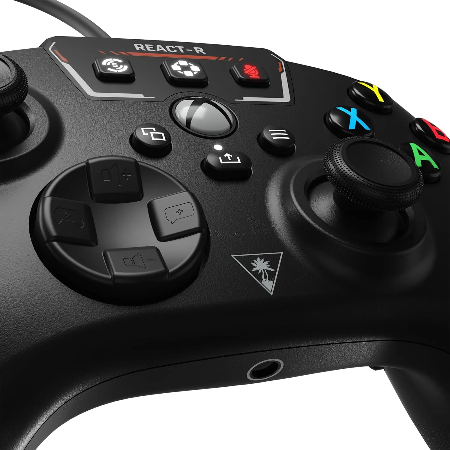 Turtle Beach REACT-R Controller Wired Game Controller  Xbox Series X, Xbox Series S, Xbox One & Windows  Audio Controls, Mappable Buttons, Textured Grips  Black