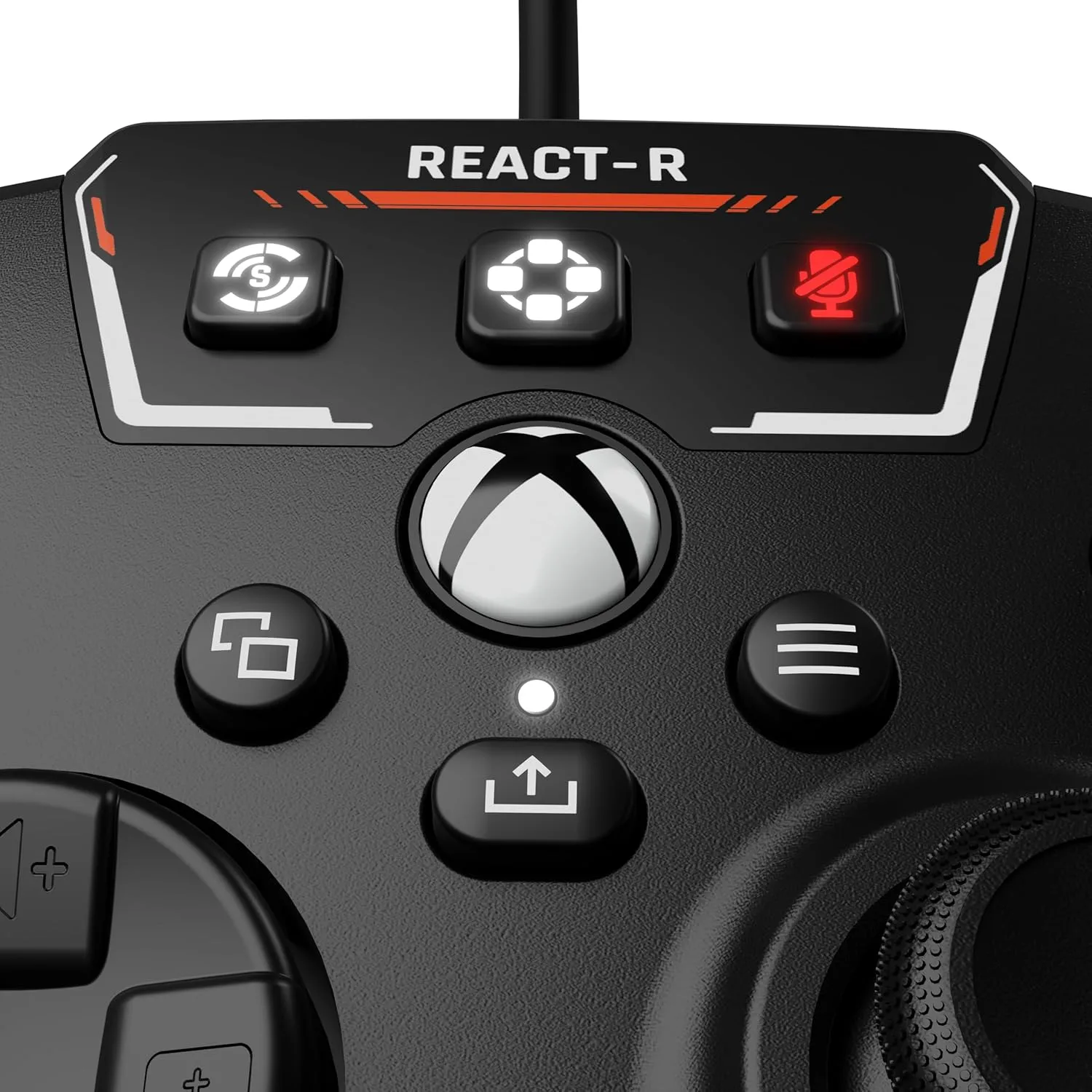 Turtle Beach REACT-R Controller Wired Game Controller  Xbox Series X, Xbox Series S, Xbox One & Windows  Audio Controls, Mappable Buttons, Textured Grips  Black