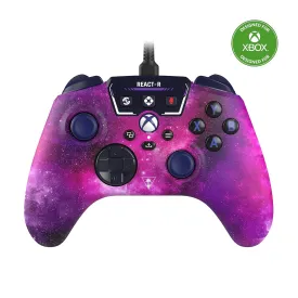 Turtle Beach REACT-R Wired Game Controller  Officially Licensed for Xbox Series X & S, Xbox One, and Windows 10|11 PCs  Nebula