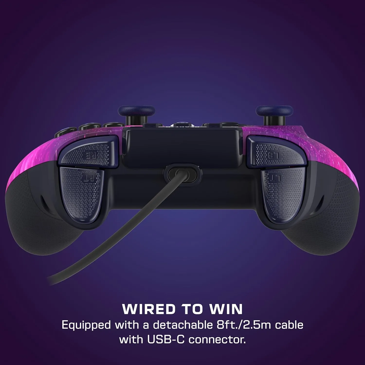Turtle Beach REACT-R Wired Game Controller  Officially Licensed for Xbox Series X & S, Xbox One, and Windows 10|11 PCs  Nebula
