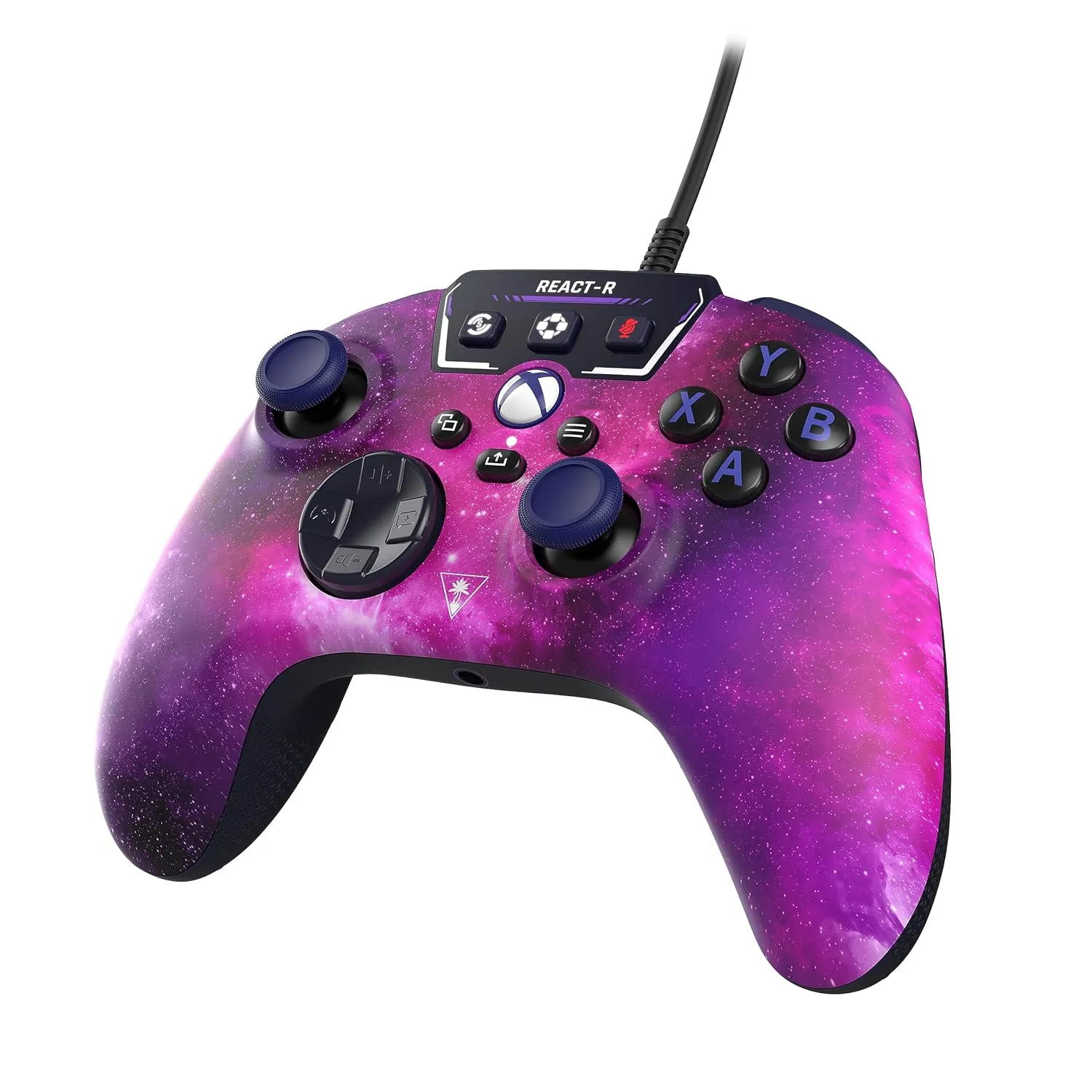 Turtle Beach REACT-R Wired Game Controller  Officially Licensed for Xbox Series X & S, Xbox One, and Windows 10|11 PCs  Nebula