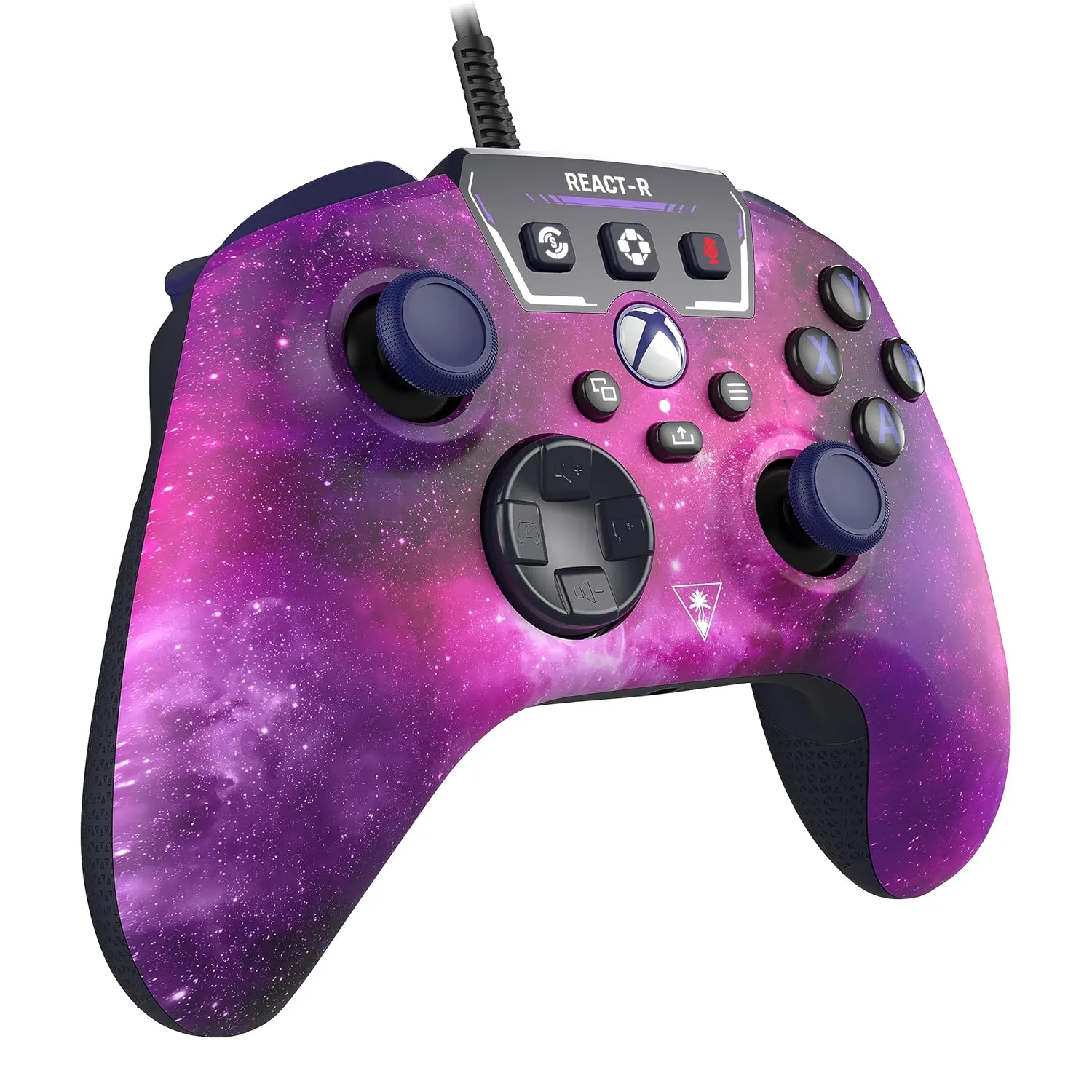 Turtle Beach REACT-R Wired Game Controller  Officially Licensed for Xbox Series X & S, Xbox One, and Windows 10|11 PCs  Nebula