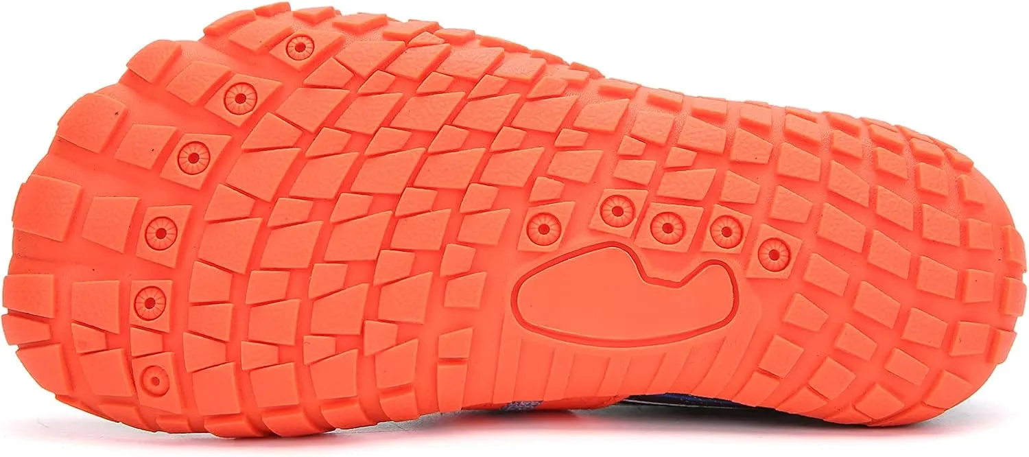 UBFEN Water Shoes for Kids Boys Girls Aqua Socks Barefoot Beach Sports Swim Pool Quick Dry Lightweight Toddler Little Big Kid