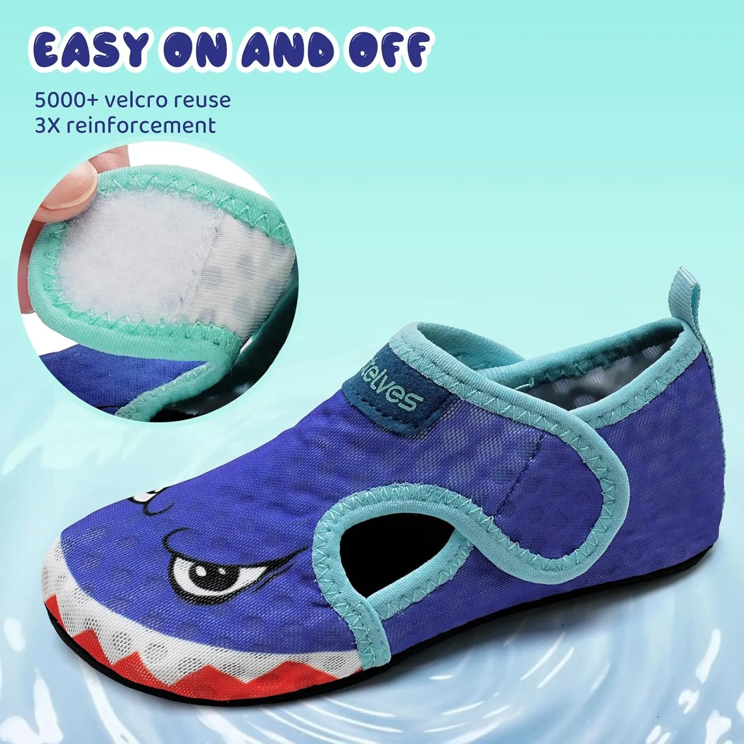 WateLves Kids Water Shoes Toddler Barefoot Swim Beach Shoes Girls Boys Breathable Quick Dry Aqua Socks
