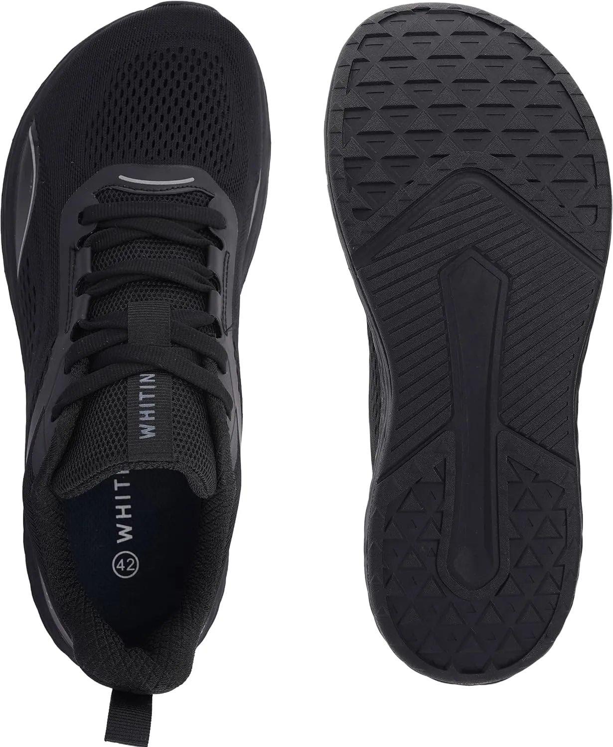 WHITIN Men's Zero Drop Running Shoes   Wide Toe Box